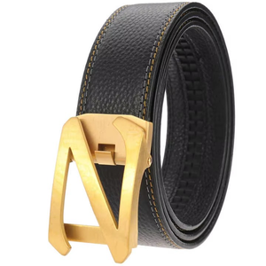 Cinturones de Cuero Genuino Hechos en Fábrica a Precio de Mayoreo, Cinturón de Cuero Vacuno Premium con Logotipo Personalizado para Hombre - Product Image 6