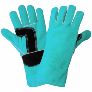 Guantes de Soldadura de Cuero Reforzado Industrial Personalizados al por Mayor, Certificados CE, 11 oz, Antideslizantes y de Seguridad - Product Image 3