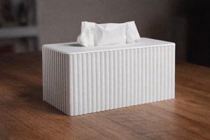Boîte à mouchoirs en MDF de qualité supérieure avec résine et nacre, pour la table et la décoration intérieure, au meilleur prix - Product Image 1