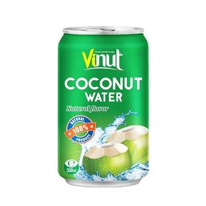 330ml d'eau de noix de coco à 100% avec nata de coco du Vietnam boisson rafraîchissante saine OEM marque privée sucre échantillon gratuit - Product Image 2