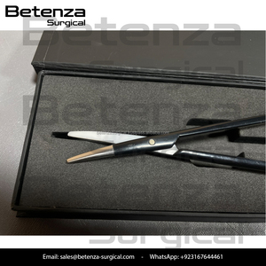 Betzenza Surgical 21cm <b>Electric</b> Bipolar Non-Stick Scissors German Stainless Steel SUS 420J1 Simultaneous Cutting <b>Instrument</b> - Product Image 3