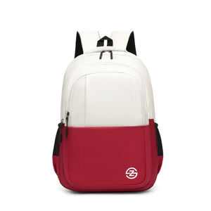 Sac à dos scolaire premium bicolore, léger, pour les trajets quotidiens, avec un compartiment avant zippé spacieux - Product Image 3