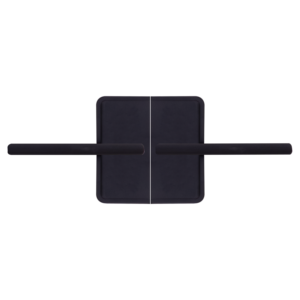 Aluminum Long Cabinet Handle Silk Antique <b>Matt</b> Rose Gold Graphite Grey <b>Black</b> Square Top Wardrobe <b>Door</b> Pull Viora Modern - Product Image 2