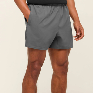 Men's Solid Casual <b>Shorts</b> <b>Spandex</b>/Polyester Canvas Mid Waist Drawstring Closure Breathable Quick Dry Custom Color Custom Logo - Product Image 1