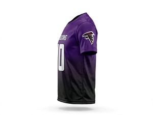 Men’s Custom American <b>Football</b> Jersey Short Sleeve Breathable Sports Training Team Uniform Sublimation <b>Printing</b> Personalized - Product Image 3