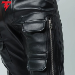Pantalones Cortos de Cuero para Hombre de la Mejor Calidad, Sólidos, Casuales, de Invierno, para Gimnasio, Correr, Transpirables, Ligeros, Genuinos - Product Image 6