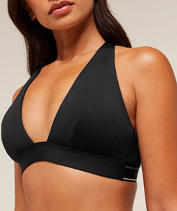 Women’s Quick-Dry Sports Bra Tank <b>Top</b> – Breathable Racerback, <b>Cross</b> Hem, Shockproof Support for Running, Yoga & Fitness - Product Image 5