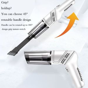 Aspiradora Inalámbrica Blanca de Alta Potencia con Plegado Automático, Aspiradora de Mano con Fuerte Succión - Product Image 2