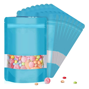 Bolsa de Plástico Brillante Morada con Cierre y Ventana, Personalizada al por Mayor, para Empaquetado de Pequeñas Empresas - Product Image 3