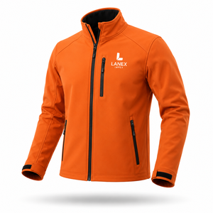 Custom Men <b>Softshell</b> <b>Jacket</b> Waterproof Windproof <b>High</b> <b>Visibility</b> Workwear Outdoor Safety <b>Jacket</b> OEM Private Label Manufacturer - Product Image 2