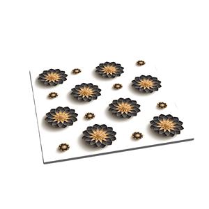 Nouvelle tendance 3D, carrelage design en marbre et céramique avec belle fleur, prix compétitif pour la chambre à coucher - Product Image 1