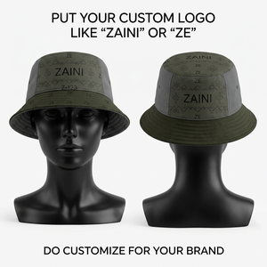 หมวกบักเก็ต ZAINI ZI-022 สำหรับทุกเพศ สวมใส่สบาย เหมาะสำหรับปั่นจักรยาน ผ้าแคนวาสคอตตอนพรีเมียม 280 GSM ปักลาย 3 มิติ โลโก้สั่งทำได้ ทนทาน หลายชิ้นส่วน - Product Image 1