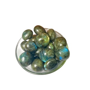 Increíble calidad Natural labradorita piedras preciosas caídas amor Feng Shui cristal llamativo pulido tallado exportación al por mayor - Product Image 5