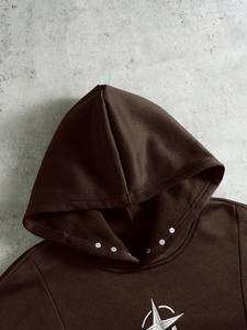 Mens <b>oversized</b> <b>hoodie</b> casual gym wear street fashion heavy weight pullover <b>hoodie</b> modern winter look - Product Image 4