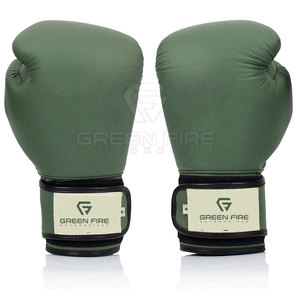 Guantes de Boxeo de Cuero Genuino con Logotipo Personalizado, Impermeables, Absorbentes de Humedad, Antideslizantes, Unisex, de Alta Calidad - Product Image 3