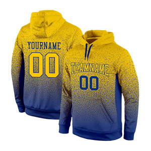 เสื้อฮู้ดดี้แบบสวมหัวทรงสปอร์ตแฟชั่นสีทองรอยพิมพ์ซับลิเมชั่นสั่งทำพิเศษ สไตล์สตรีทแวร์พรีเมียม ทรงพอดีตัว สวมใส่สบาย - Product Image 1