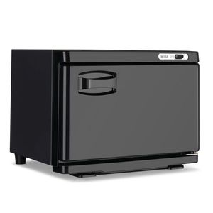 ที่อุ่นผ้าขนหนูสำหรับนวดหน้าตู้อุ่นผ้าขนหนูอลูมิเนียมสีดำห้องเครื่องทำสปาความงามร้านตัดผม - Product Image 2