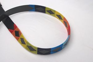 Ceinture de golf en cuir véritable de vachette pour homme et femme, avec logo brodé, design tendance, fabrication OEM ODM, boucle à ardillon en alliage - Product Image 5