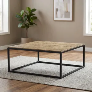 Elegant Modern Design Wooden & Metal Coffee <b>Table</b> for Home Garden Hotel & Restaurant furniture - Product Image 6