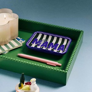 Atractiva Bandeja Rectangular de Laca con Diseño de Bobina, Bandeja Decorativa para Servir y Decoración de Mesa para el Hogar - Product Image 3