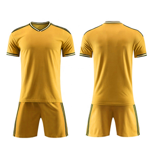 Ensemble d'uniformes de football vert et noir à manches courtes, maillot de football, short d'équipe, vêtements de sport, tenue d'entraînement et de match, kit athlétique pour jeunes - Product Image 6