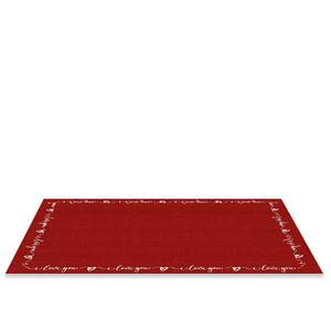 Manteles Individuales de Lujo con Bordado Rojo, Diseños Modernos, 100% Algodón y Lino para Mesa de Comedor - Product Image 5