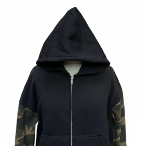 Sweat à capuche zippé pour homme, très demandé par les fabricants, 100% coton molletonné 450 g/m², confortable et respirant. - Product Image 2
