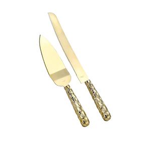 Cuchillo de acero inoxidable para pastel con diseño antiguo, juego de servidor para pastel hecho con Material de alta calidad, nuevo - Product Image 1
