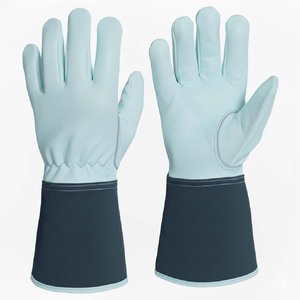 <b>Long</b> Cuff Leather Welding <b>Gloves</b> High Temperature Resistant Safety <b>Gloves</b> for Heavy Duty Industrial Work - Product Image 3