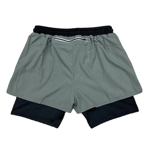 Gran oferta 2025, pantalones cortos de gimnasia azul real para niñas, pantalones cortos de alta calidad con cordón para correr, gimnasio, pantalones cortos de doble capa, Rash Guard - Product Image 3