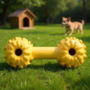 Jouet pour chien en caoutchouc naturel avec cloche, 17 cm - Product Image 3