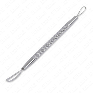 Extractor de Puntos Negros y Acné de Doble Punta de Acero Inoxidable, Herramienta Limpiadora de Poros con Espejo Plateado para Cuidado Facial y Nasal - Product Image 6