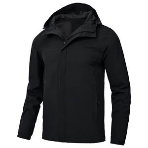 4 Way Stretch <b>Men</b> Windproof <b>Jacket</b> Technical Fabric Active Sport Coat Flexible Performance Athletic Outerwear Wear - Product Image 1