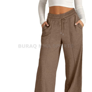 Pantalon de survêtement en polaire pour femme, longueur cheville, coupe régulière, décontracté, pour le sport, automne et hiver - Product Image 2