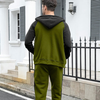 Ensemble de survêtement unisexe personnalisé en polaire 2-en-1 léger et respirant, idéal pour le jogging, la gym et les loisirs