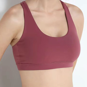 Sujetadores Deportivos Personalizados para Mujer, Venta al por Mayor de Fábrica, Sujetador Deportivo Sin Costuras de Soporte Medio para Gimnasio y Fitness - Product Image 2