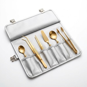 Altomme Instruments – Ensemble professionnel de 6 ustensiles de plats de présentation en acier inoxydable, compatibles lave-vaisselle, pour la mise en forme des plats - Product Image 4
