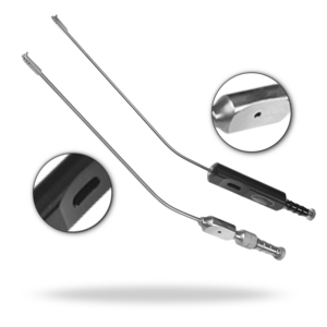 Retractor Scoville con punta de succión 8FR 5mm 8mm, instrumento quirúrgico para columna vertebral, para retracción y aspiración de fluidos - Product Image 1