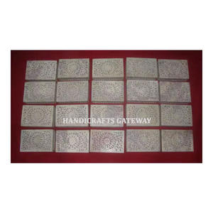 Boîte à bijoux de haute qualité et durable en pierre de savon naturelle, incrustation de nacre rose, motif floral, cadeau pour les fêtes - Product Image 6