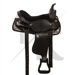 Silla de Montar Western de Alta Calidad, Cuero Genuino, Cómoda y Duradera para Montar a Caballo en Larga Distancia, Personalizable - Product Image 4