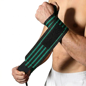 Vendas de Muñeca/Codo para Levantamiento de Pesas, Gimnasio y Fitness, Resistentes, Nivel 2, de Caucho Natural, Impermeables, Transpirables, 3 Pulgadas de Ancho, 30 Pulgadas de Largo - Product Image 3