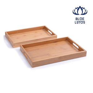 Plateau de service en bois moderne et durable de haute qualité, planche de rangement écologique la plus vendue, plateau à boissons, vente en gros - Product Image 1