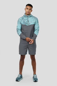 Conjunto de Chaqueta con Capucha y Pantalones Cortos Cortavientos Personalizados para Jóvenes, Traje Deportivo de Nylon con Cierre, Dos Piezas, Ligero y Transpirable - Product Image 6