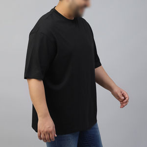 Camisetas HSI Lisas de Corte Holgado al por Mayor, Camisetas Casuales para Hombre Hechas en Pakistán, de Secado Rápido, 100% Algodón, Hechas en Pakistán - Product Image 4