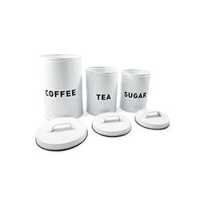 Conteneur en métal de qualité supérieure pour ustensiles de cuisine, produit de cuisine à usage domestique, design classique noir martelé - Product Image 4