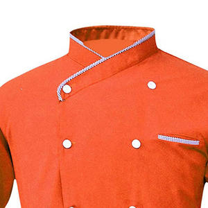 Uniforme de Chef Otoñal para Hombre, Chaqueta de Cocina, Ropa de Trabajo, Chaqueta de Chef para Hombre y Mujer, Manga Larga, Polialgodón - Product Image 5