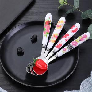 Juego de Cubiertos de Acero Inoxidable Ecológico y Sostenible de Primera Calidad, Mango Colorido, Diseño Moderno, Apto para Lavavajillas, Vajilla Duradera - Product Image 4