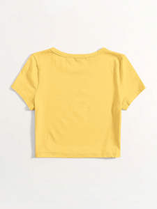 เสื้อยืดครอปพอดีตัว ระบายอากาศได้ดี เสื้อยืดฟิตเนสสำหรับผู้หญิง พร้อมโลโก้ เสื้อครอปท็อปสำหรับผู้หญิง ราคาสมเหตุสมผล รับผลิตแบบ OEM - Product Image 2