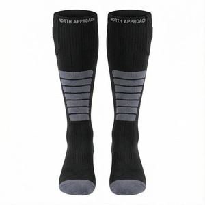 Crew <b>Socks</b> Geometric Pattern Blue Breathable Running <b>Socks</b> for Adults Spring Season - Product Image 1