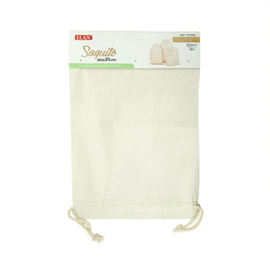 Sacchetto con coulisse in misto cotone e poliestere Ilan Saquito 25x35cm - Product Image 2